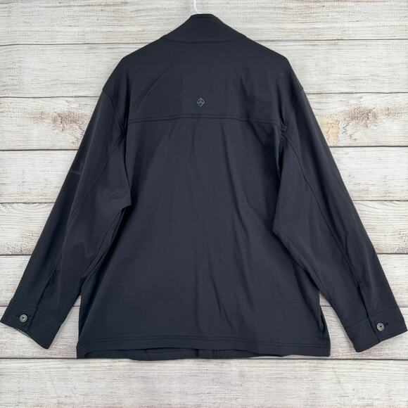 prAna Zion Stretch Full Zip Jacket Mens XXL Black Hiking Outdoor - Picture 2 of 11